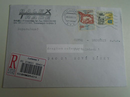 D189928  Slovensko  Slovakia   Registered Cover    2000 Lucenec   Sent To Nove Zamky - Lettres & Documents