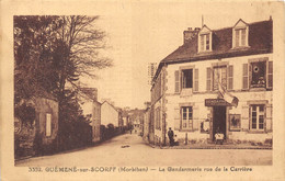 56-GUEMENE-SUR-SCORFF- LA GENDARMERIE RUE DE LA CARRIERE - Guemene Sur Scorff