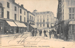 CPA 40 MONT DE MARSAN RUE GAMBETTA - Sonstige & Ohne Zuordnung