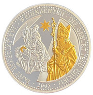 ALEMANIA. MEDALLA PAPA BENEDICTO XVI NAVIDAD 2.005 - Profesionales/De Sociedad