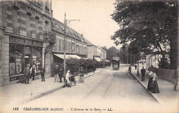 51-CHALONS-SUR-MARNE- L'AVENUE DE LA GARE - Châlons-sur-Marne