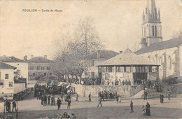 CPA 40 POUILLON SORTIE DE MESSE - Autres & Non Classés