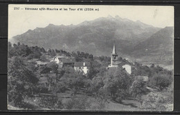 Carte P De 1926 ( Vérossaz Sur St-Maurice Et Les Tour D'Aï ) - VS Valais