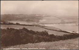 Falmouth, From Pennance Point, Cornwall, 1912 - RP Postcard - Falmouth