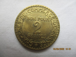 France 2 Francs 1925 - Chambre De Commerce - 2 Francs