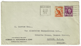 Ref 1543 - 1946 Australia Cover 2 1/2d Rate (tmixed Isuues) - Post Early Each Day Slogan - Storia Postale