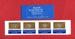 Italia ** - 1999 - Posta Prioritaria Carnet Da 4 Francobolli € 0,62 Lire 1200. Unif. L.19.  MNH. - Markenheftchen