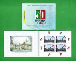 Italia ** - 2004 - LIBRETTO RESTITUZIONE DI TRIESTE All'ITALIA.  Unif. L-24. MNH.** - Booklets