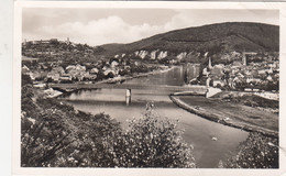 B758) NECKARGEMÜND - Alte S/W Ansicht Mit Brücke Und Stadt ALT 16.8.1954 - Neckargemünd