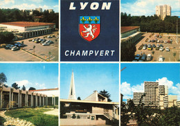 69 Lyon Champvert Multi Vues Multivues CPM Immeubles Immeuble Habitation Logement - Lyon 5