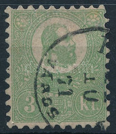 O 1871 Kőnyomat 3kr Szépen Javított Bélyeg (140.000) (repaired Stamp And Perforation) - Other & Unclassified