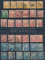 O 1871 Réznyomat 58 Db Bélyeg (25 Kr Nélkül) 4 Db Stecklapon (77.700) / Engraved Issue, 58 Stamps Without 25kr, On 4 Sto - Other & Unclassified