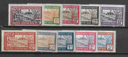 ⭐ Niger - Taxe - YT N° 12 à 21 ** - Neuf Sans Charnière - 1927 ⭐ - Unused Stamps