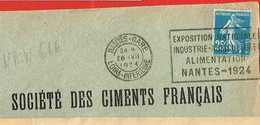 France. Flamme. Nantes  Salon De L'alimentation Lot N°2 - Cartas & Documentos