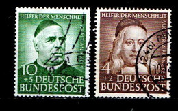 GERMANY 1953 Used Stamp(s) Famous Persons 2 Values Only (not Complete) Nr.173-174 - Gebraucht