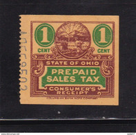 USA Ohio Cinderella Prepaid Sales Tax - Non Classificati