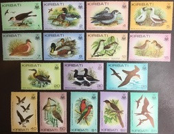 Kiribati 1982 Birds Set MNH - Zonder Classificatie