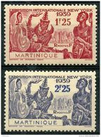 Martinique (1939) N 168 à 169 * (charniere) - Autres & Non Classés