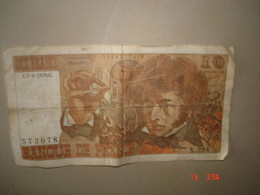 BILLET 10 F Berlioz C.8 --1976.C.etat Correct - 10 F 1972-1978 ''Berlioz''