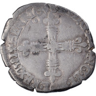 Monnaie, France, 1/8e Ecu, 1581, Nantes, TB, Argent, Ciani:1440 - 1574-1589 Heinrich III.