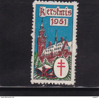 Netherlands Cinderella Kerstmis 1951 - Other & Unclassified