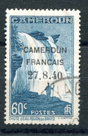 RC 22759 CAMEROUN N° 219 VARIÉTÉ ACCIDENTELLE "4" CASSÉ OBLITÉRÉ - Oblitérés