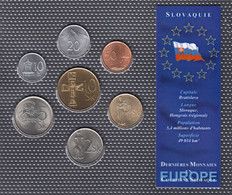 SVKX01 - SLOVAQUIE - DERNIERES MONNAIES EN EUROPE - 10 Halierov à 50 Couronnes - Slowakije