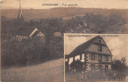 67-ETTENDORF- VUE GENERALE - MULTIVUES - EPICERIE BOULANGERIE Ant ELLEMANN - Sonstige & Ohne Zuordnung