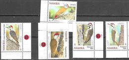 NAMIBIA, 2020, MNH, BIRDS, WOODPECKERS, 5v - Otros