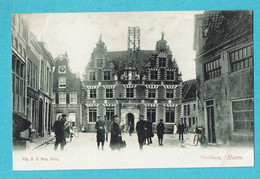 * Hoorn (Noord Holland - Nederland) * (Uitg H.N. Koop) Stadhuis, Rathaus, Town Hall, Hotel De Ville, Animée, Old, Rare - Hoorn