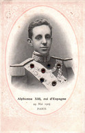 ALPHONSE XIII / ROI D ESPAGNE PARIS 1905 / STRASS - Familles Royales