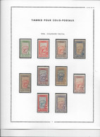 Tunisie Colis Postaux N°1/10 - Collection Vendue Page Par Page - Timbres Neufs * Avec Charnière - TB - Sonstige & Ohne Zuordnung