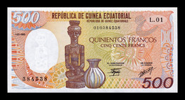 Equatorial Guinea Ecuatorial 500 Francs 1985 Pick 20 SC UNC - Equatorial Guinea