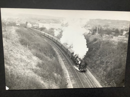 Photo De COSTES  : Train Vapeur 141R 123 Vers  MORET En 1968 - Trains