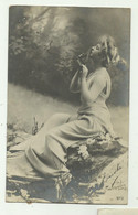 DONNA D'EPOCA 1912 VIAGGIATA   FP - Femmes