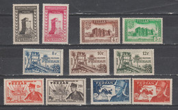 Fezzan  1946  N° 43 à 53  Neuf  X  Série Complète 11 Valeurs - Unused Stamps