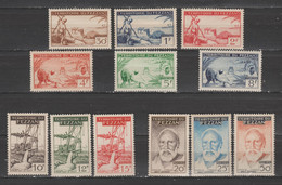 Fezzan  1951  N° 56 à 67  Neuf  X  Série Complète 12 Valeurs - Unused Stamps