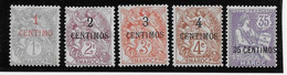 Maroc N°20/24 - Neuf * Avec Charnière - TB - Unused Stamps