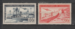 Fezzan  1951   Aérien  N° 6 + 7  Neuf  X  Série Complète  2 Valeurs - Neufs