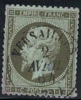 EMPIRE - N°19 - OBLITERATION CACHET A DATE - VERSAILLES - YVELINES - COTE TIMBRE 50€. - Andere & Zonder Classificatie