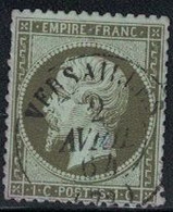 EMPIRE - N°19 - OBLITERATION CACHET A DATE - VERSAILLES - YVELINES - COTE TIMBRE 50€. - Otros & Sin Clasificación