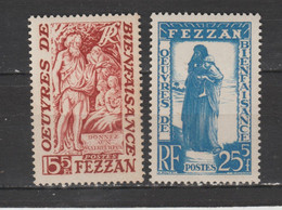 Fezzan  1950  N° 54 / 55  Neuf  X  Série Complète   2 Valeurs - Nuovi