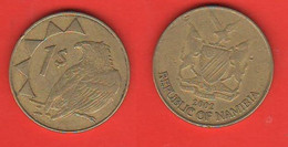 Namibia 1 Dollar One 2002 Brass Coin - Namibia