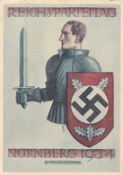Deutsches Reich Propaganda Postkarte 1934 - Used Stamps