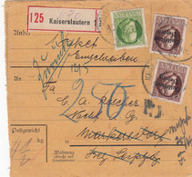 AD Bayern Paketkarte 1920 - Bavière