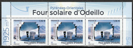 2022 - Y/T 5571 "FOUR SOLAIRE D’ODEILLO" - BLOC 3 TIMBRES ISSU HAUT FEUILLET - NEUF - Unused Stamps