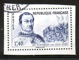 FRANCE. Timbre Oblitéré De 2020. Du Guesclin. - Used Stamps