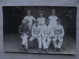 Ancien - Photographie Carte Postale Prisonniers Militaires Début 20ème - Photos