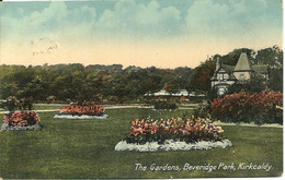 THE GARDENS - BEVERIDGE PARK - KIRKCALDY WITH GOOD KIRKCALDY POSTMARK 1915 - Fife