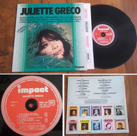 RARE French LP 33t RPM (12") JULIETTE GRECO (Serge Gainsbourg, 1976) - Collectors